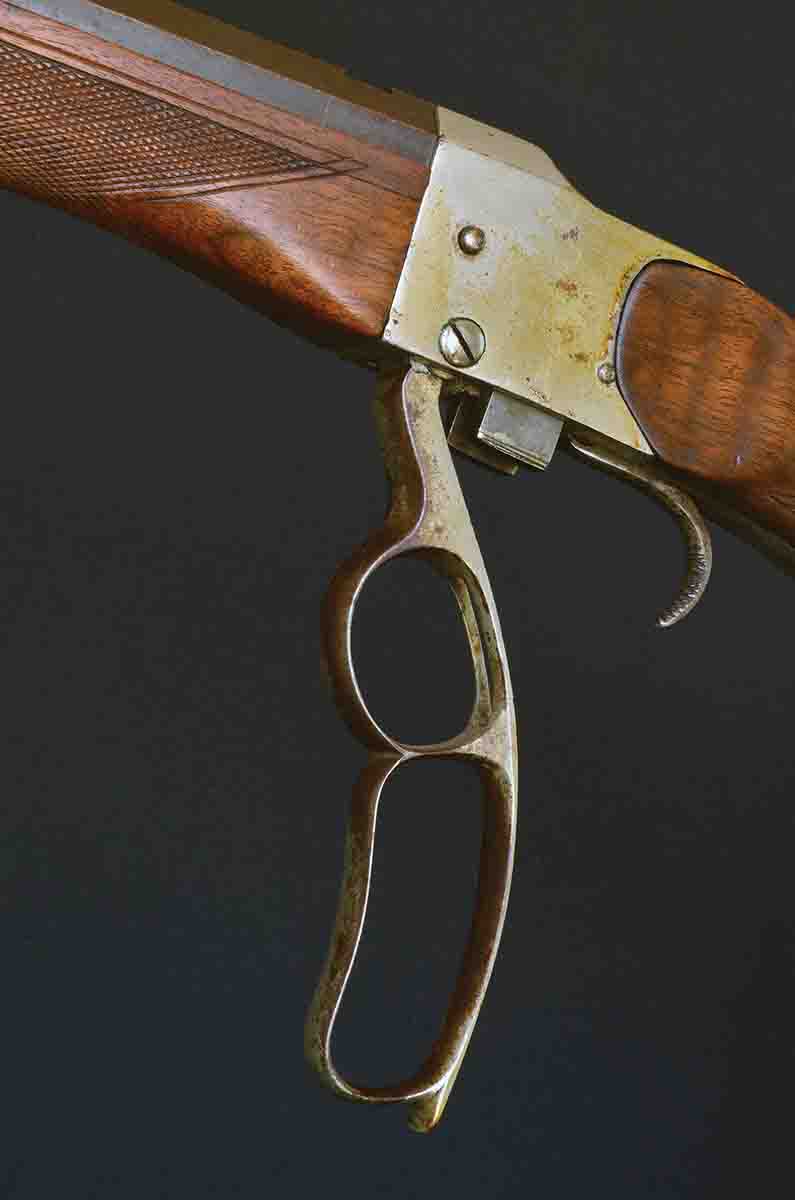 This uniquely hammerless .32-40 was designed by Milton W. Farrow, a famous offhand shooter in the 1900s.